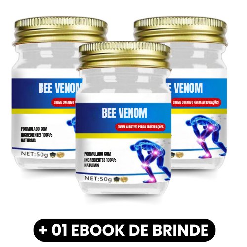 Bee Venom - Creme Curativo para Articulações - Mania das CoisasBee Venom - Creme Curativo para ArticulaçõesMania das Coisas