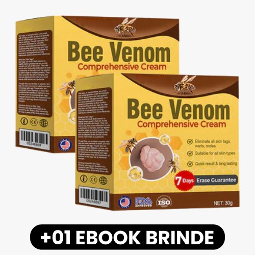 Bee Venom - Creme de Veneno de Abelha - Mania das CoisasBee Venom - Creme de Veneno de AbelhaMania das Coisas