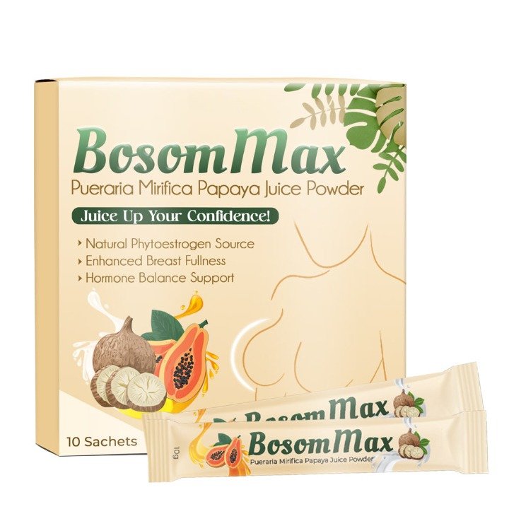 BosomMax - Fonte Natural de Fitoestrógenos - Mania das CoisasBosomMax - Fonte Natural de FitoestrógenosMania das Coisas