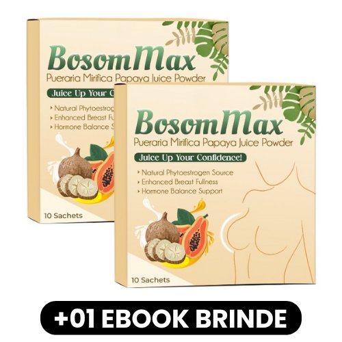 BosomMax - Fonte Natural de Fitoestrógenos - Mania das CoisasBosomMax - Fonte Natural de FitoestrógenosMania das Coisas