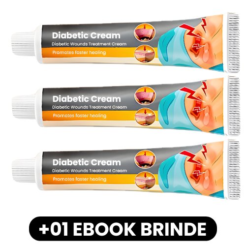 Diabetic Cream - Creme de Tratamento para Feridas - Mania das CoisasDiabetic Cream - Creme de Tratamento para FeridasMania das Coisas