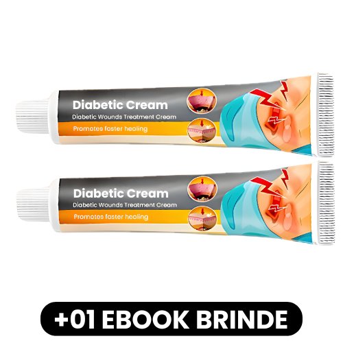 Diabetic Cream - Creme de Tratamento para Feridas - Mania das CoisasDiabetic Cream - Creme de Tratamento para FeridasMania das Coisas