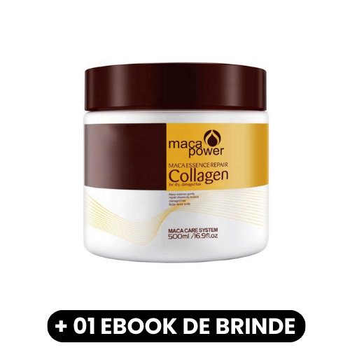 Maca Power - Tratamento Capilar com Colágeno - Mania das CoisasMaca Power - Tratamento Capilar com ColágenoMania das Coisas