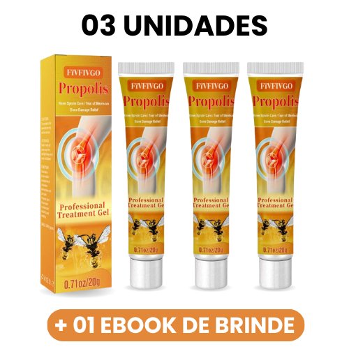 Propolis™ - Gel Veneno de Abelho para Articulações - Mania das CoisasPropolis™ - Gel Veneno de Abelho para ArticulaçõesMania das Coisas