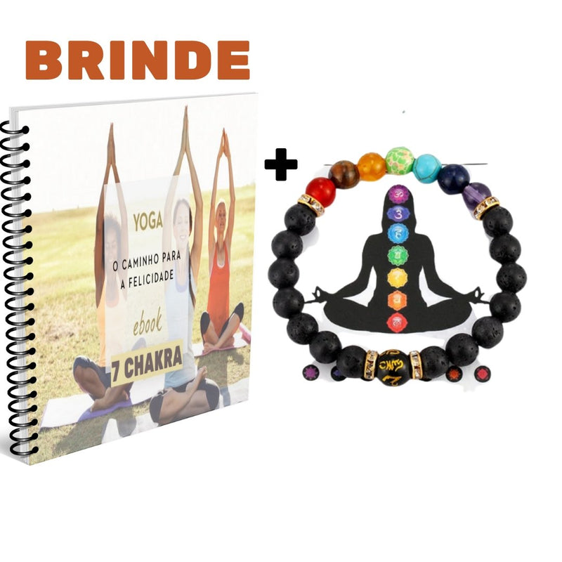 Bracelete 7 chakra - Equilibre a sua saude! + BRINDE GRAUITO (EBOOK) - Mania das CoisasBracelete 7 chakra - Equilibre a sua saude! + BRINDE GRAUITO (EBOOK)Mania das Coisas