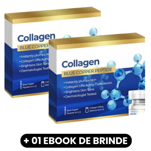 Collagen - Conjunto de Essências de Peptídeos de Colágeno - Mania das CoisasCollagen - Conjunto de Essências de Peptídeos de ColágenoMania das Coisas