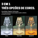 Crystal - Luminária de cristal sem fio + E-Book GRATUITO - Mania das CoisasCrystal - Luminária de cristal sem fio + E-Book GRATUITOMania das Coisas